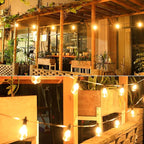 String Lights 100 ft Outdoor LED Edison Bulbs, Warm White