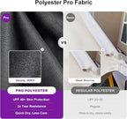 PURPLE LEAF Patio Umbrella 9' X 11.5' Rectangle Cantilever Umbrella Large Aluminum Outdoor Umbrellas with 360-degree Rotation & UPF40+ Premium Fabric for Deck Pool Garden Yard, Graphite Grey