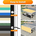 Artpuch Outdoor Pergola Shade Cover 13x19 FT Sun Shade Cloth with Grommets Sand 90% UV Protection Canopy Patio Privacy Screen (Customized Available)