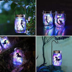 Solar String Lights Mason Jar Lids, 8 Pack, 30 LEDs, Multicolor