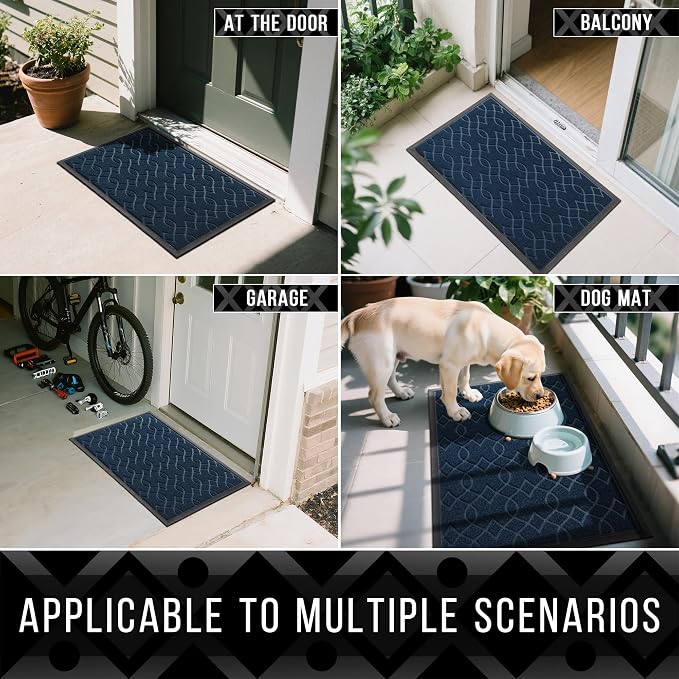 Yimobra Outdoor Runner Rug 72x24, All-Season Waterproof Doormat Outdoor Entrance - Image 6