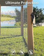 Garveelife 11x11 Pop Up Gazebo Tent with Mosquito Netting, Outdoor Canopy Shelter Easy Setup, Water & UV Resistant - Khaki