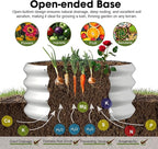 2x2x1ft Round Galvanized Raised Garden Bed Outdoor Metal Planter Box Raised Beds for Gardening,Vegetables,Fruits,Flowers & Herbs (Silver)