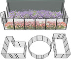 FXW Garden Fence Outdoor for The Yard – 40in x 27.3ft Heavy Duty Metal Animal by FXW