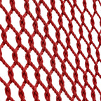 Lazy Daze Hammocks 10.5 FT Double 2 Person Caribbean Rope Hammock, Hand Woven Polyester Hammock with Spreader Bars, for Outside Outdoor Backyard Patio Poolside, 450 LBS Capacity, Red