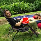 Homall Zero Gravity Patio Folding Lawn Chairs Outdoor Gravity Camp Reclining Lounge Chair with Pillows for Poolside Backyard and Beach Set of 2 (Brown)