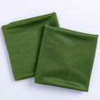 Olive Green Sheer Chiffon Arch Drape Curtains, 29 x 236 Inch Panel