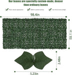 Faux Ivy Fence Privacy Screen Outdoor Expandable Artificial Greenery Roll Fake - Image 2