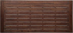 Outdoor Eight Seater Iron Dining Table, Dark Brown and White Finish