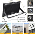 500W LED Flood Light,(2750W Equivalent) Super Bright 58,500LM Daylight 5000K IP66 Waterproof Security Outdoor LED Arena Lights,Commercial Lighting Floodlight for Backyard|Court|Stadium|Fields