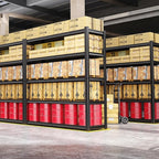 Set of 4 71"H-35"W Garage Shelving-2050LBS 5 Tier Storage Shelves,Adjustable Heavy Duty Metal Shelving Unit and Storage Large Rack,Utility Steel Shelf For Shop Warehouse Industrial Pantry 71"x35"x16"