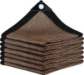 Sun Shade Cloth with Grommets,90% UV Protection Shade Fabric,Pergola Shade Cover Canopy Fence Privacy Screen Balcony,Brown Sunshades for Patio Pergola Garden Backyard Outdoor,Mocha-3x10FT