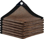 Mocha Sun Shade Cloth,Pergola Shade Cover with Reinforced Grommets,90% Shade Fabric Fence Privacy Screen Balcony,Pergola Shade Cover Canopy Garden Carport Porch Deck Patio Shade,16x20FT