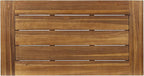 Christopher Knight Home Carlisle Outdoor Acacia Wood Coffee Table, Sandblast/Rustic Metal
