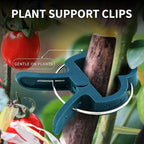 Ram-Pro 20 Piece Green Gentle Gardening Plant & Flower Lever Loop Gripper Clips, Tool for Supporting or Straightening Plant Stems, Stalks, and Vines, Garden Clips