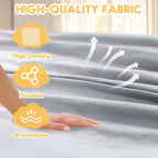 ANYOO Cotton Hammock Portable Camping Hammocks for Hanging Sturdy Garden Comfortable Fabric Hammock with Tree Straps Up to 660lbs with Travel Bag for Camping Outdoor/Indoor Patio Backyard