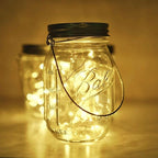 String Lights for Mason Jars, 12 Pack, 30 LED Warm White