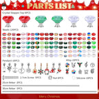 Decorative Garden Stakes with Fantasy Wand Design in Red, Green and White