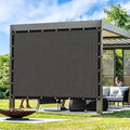 Artpuch Outdoor Pergola Shade Cover 10x18 FT Sun Shade Cloth with Grommets Dark Grey 90% UV Protection Canopy Patio Privacy Screen (Customized Available)