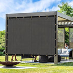 Artpuch Outdoor Pergola Shade Cover 10x18 FT Sun Shade Cloth with Grommets Dark Grey 90% UV Protection Canopy Patio Privacy Screen (Customized Available)