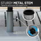 US Weight 40 Pound Umbrella Base - Weighted Umbrella base For Use With Patio Table – Heavy Duty Base- Made in the USA