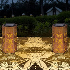 Mothers Day Gifts for Mom Grandma - Birthday Gifts for Women, 4 Pack Butterfly Solar Lanterns Outdoor Waterproof - Butterflies Solar Lights Outdoor Garden Decor for Outside
