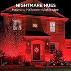 InnoGear Solar Lights Outdoor Waterproof Christmas Halloween Solar Garden Light for Outside Yard Landscape Lighting Pathway Spot Lights Spotlight Wall Light Auto On/Off, 2 Pack (Red and Green Light)