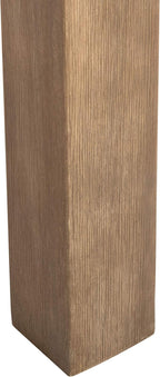 SAFAVIEH Couture Outdoor Patio Furniture Collection – Santa Cruz Coffee Table, Natural Eucalyptus Wood Slatted Top, Modern Outdoor Accent Table (CPT1016A)