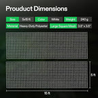 VIVOSUN 5 x 15 ft. Plant Trellis Netting, Heavy-Duty Polyester Grow Net, Garden Trellis Netting with Square Mesh for Climbing Plants, Vegetables, Fruits, and Flowers, 4-Pack
