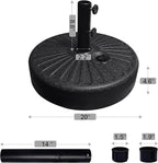 EliteShade Umbrella Base Water Filled Stand Market Patio Outdoor Heavy Duty Umbrella Holder(Black)