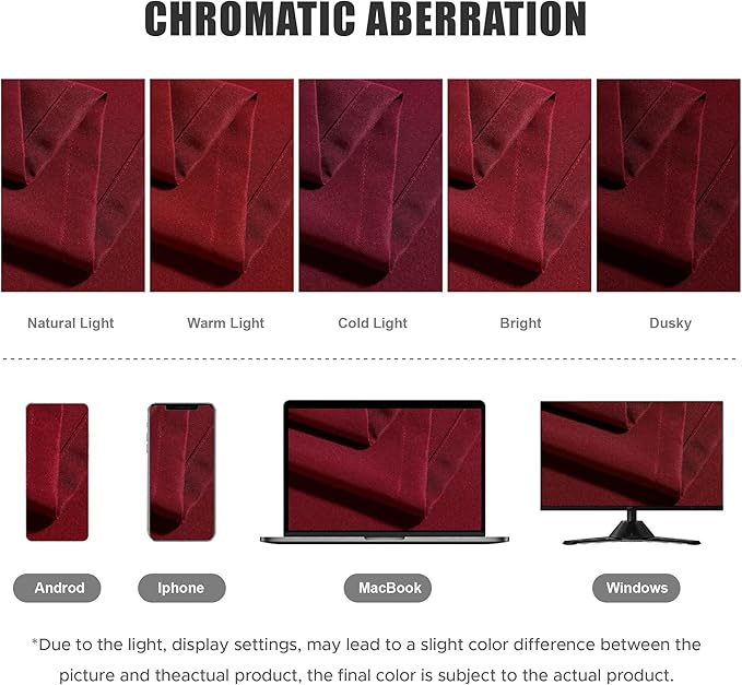BONZER Wide Waterproof Outdoor Curtains for Patio Heavy Privacy Light Filtering Grommet Outside Curtains for Porch, Pergola, Gazebo, 1 Panel, 110W x 108L inch, Red
