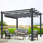 SCOCANOPY Gray Ripstop Replacement Cover Fit for Home Depot Hampton Bay Pergola # GFM00467F,GFM00469A