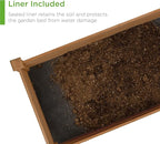Best Choice Products 8x2ft Outdoor Wooden Raised Garden Bed Planter for Vegetables, Grass, Lawn, Yard - Acorn Brown
