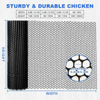 Plastic Chicken Wire Mesh Fence Roll - Image 2