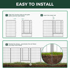 FXW Garden Fence Outdoor for The Yard – 45in x 18.2ft Heavy Duty Metal Animal - Image 5