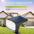 DAMINY Solar Spotlights Outdoor Waterproof IP65,2 CCT(Warm White & Cool White),4 Lighting Modes Solar spot Lights for Yard,Garden,Pathway,Landscape,Auto On/Off-8 Pack