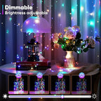 String Lights with Remote, Battery Powered, 16.4 Ft Multicolor