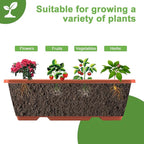 5 Tier Vertical Raised Garden Bed Planter Box, Vertical Raised Bed with Drainage Holes for Indoor Outdoor Herbs Flowers Vegetables Plants, Red