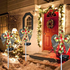 YJFWAL Cardinal Bird&Rose Cross Garden Stake Light, Solar Glass Cross for Cemetery Grave, Easter Cross Angel Wings Sympathy Memorial Gifts, Garden Lawn Yard Patio Decor