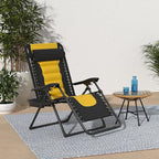 Oversized Padded Zero Gravity Chair – Black