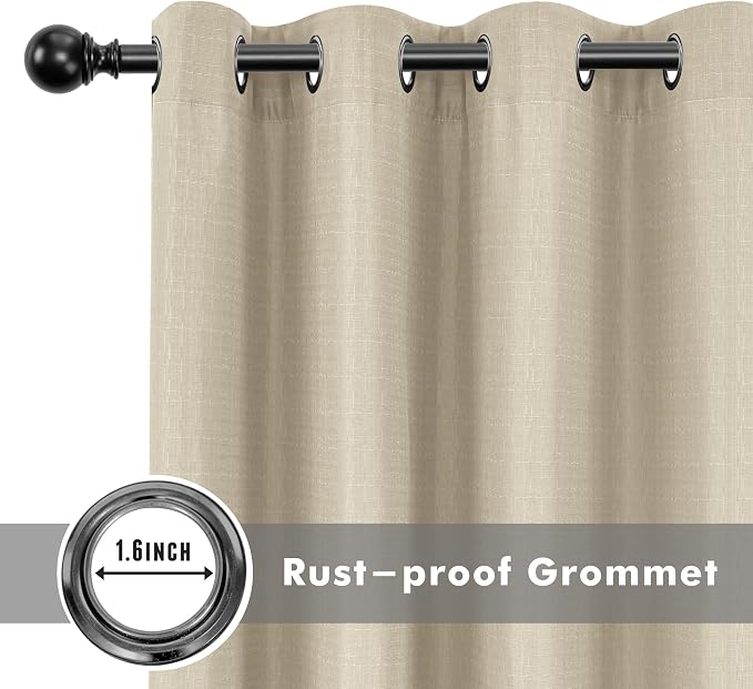 HolidayIdeas Linen Outdoor Curtains - Image 4