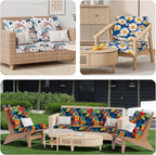 Cushion Covers 8 Pack Stretch Fit Rainforest Washable 95% Polyester Blend