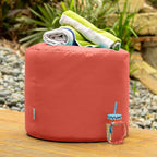 Jaxx Spring Indoor/Outdoor Bean Bag Pouf Ottoman, Flamingo