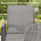 Outdoor Bar Stools Set of 2, Bar Height Chairs - Image 6