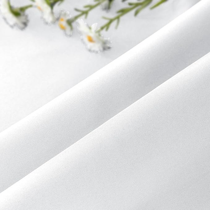 HolidayIdeas 4 Panels Gazebo Curtains Waterproof-Outdoor White Curtains 54x84 - Image 8
