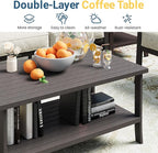 RoyalCraft 2-Pieces Outdoor Patio Furniture Set, Outdoor Metal Sectional Furniture with Cushions, Outdoor Conversation Set with Coffee Table for Backyard, Garden, Balcony, Deck, Beige