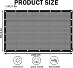 Sun Shade Cloth with Grommets,90% UV Protection Shade Fabric,Pergola Shade Cover Canopy Fence Privacy Screen Balcony,Sunshades for Patio Pergola Garden Backyard Porch Outdoor,Grey-8x10FT