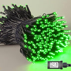 String Lights 200 LED 66ft Green Outdoor Waterproof Halloween