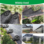 Heavy Duty Round Shade Cloth Clips 40 Pcs - Plastic Garden Net Clamps for Shade Cloth for Garden, Tarp Clips Heavy Duty, Anti Bird Netting, Sun Shade Sail, Windproof Awning Clamp