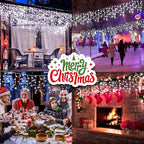 String Lights 400 LED, 33 ft Cool White with 8 Lighting Modes